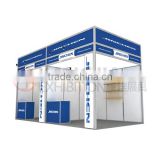 2 sides open lighting recyclable aluminum exhibition booth