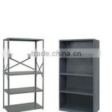 White metallic storage shelf,metal shelf,metal rack,metal shelves;storage racks