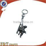 Cheap no Minimum Stainless Steel Offset Print Keychain Promotion for Business Gift thumbnail-3