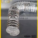 HVAC Aluminum Foil Polyester Insulated Flexible Air Conditioner Ventilation Duct thumbnail-2
