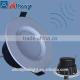 Hot Selling Motion Sensor Night Light Led Downlight Motion Sensor 10W Led Downlight Indoor Led Ceiling Downlight CE Rohs Light