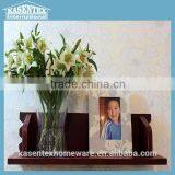 Brown Retro Wooden Wall Mounted Rack thumbnail-1