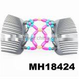 Wholesale Hand Made Colorful Wood Beaded Hair Comb thumbnail-2