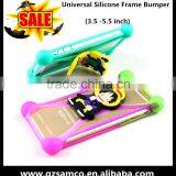 Samco Hot Selling Universal Silicone Frame Bumper Case Cover for Huawei Y625