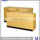 Wood Shop Counter Design White Reception Counter Display Furniture thumbnail-2
