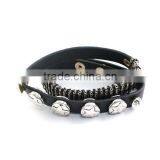 2015 PU DIY Button Chain Wrap Bracelet .Star Button thumbnail-2