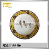 Ceramic Hand Painting Custom Printed Stoneware Plate, New Design Ceramic Plate thumbnail-1