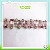 2015 Fashion Crystal Cup Chain Trimming