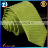 Wholesale Fashion Pinstripe Polyester Silk Mens Skinny Ties