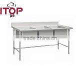 Stainless Steel Triple Bowl Sink for Sale thumbnail-2