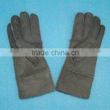 Hand Made Leather Mitten Fur Skin Double Face Fur /leather Gloves,KZ140034 thumbnail-4