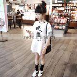 Low Price Soft Cartoon Printed China Simple Design Dress for Children