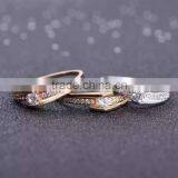 Eternity Band Rings Crystal Stone Rings Engagement Bands Rings thumbnail-5