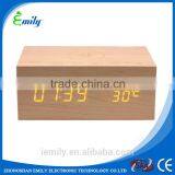 Wooden Qi Wireless Charger Transmitter Bluetooth Speaker + Alarm Clock thumbnail-1