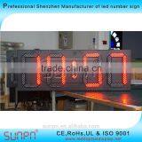 Dubai Outdoor Red LED TIME ,Date and Temp Sign