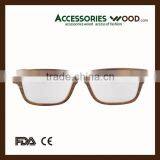 High Quality fashion detachable wood optical glasses for man and woman