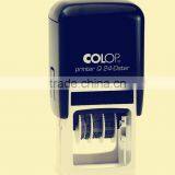 Blue Rubber Date Stamp