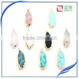 Wholesale Agate Druzy Pendants Agate Jewelry for Women Gifts thumbnail-2