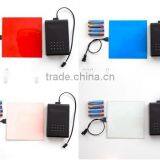 A4 Size Thin Red Pink Blue White EL Backlit With Small EL Driver