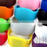 2014 new product LED silicone digital touch screen hand watch led watch