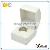 Customized Handmade Whole White Best Jewelry Ring Boxes thumbnail-2
