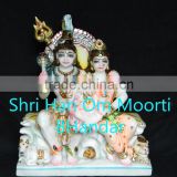 Indian God Shiva parwati marble statue