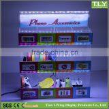 SSW-CA-101 Acrylic iPhone Accessories Counter Display with LED lights