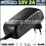 15V 2A AC DC Adapter 100-240V 50-60Hz AC Adapter 15V 2A Swithcing Power Supply 15V 2A AC Adapter thumbnail-1