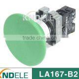 60mm Mushroom Automotive Push Button Switches Silver Contact Grade A LA167-B2-BR