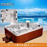 Portable Spa Pool / Square Hot Tub / 6 Person Bubble Spa thumbnail-1