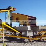 Rock vibrating screen for stone crushing production line