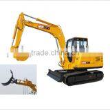 Crawler Excavator for Grabbing Grass and Log