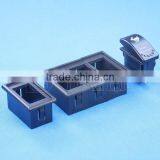 1 Lens 4 Pins ON-OFF Waterproof Rocker Switch With Two Red Lights thumbnail-5