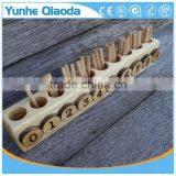 Spindle Box, Montessori Math, Educational Wooden Toy thumbnail-2