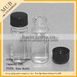 2/3/5/8/10ml Transparent Glass Vial Tubular Bottle for Perfume With Black Screw Cap thumbnail-5
