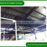 Air Dry Machine 1200 to 3000mm Steel Overhead Chain Conveyor Hangers for Leather