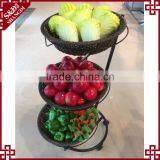 Competitive Price 3 Tier Vegetable Storage Rack With Round Shape Basket thumbnail-1