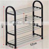Metal Wire 3-Tier Shoe Storage Rack thumbnail-2
