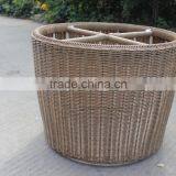Leisure Rattan Cafe Furniture Garden Coffee Table And Chair thumbnail-4