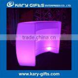 2017 Modern PE Plastic Bar Table Set High Bar Cocktail Table White Plastic LED Furniture Led Bar Table
