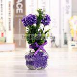 Creative Desktop Decoration Colorful Plastic Artificial Hydrangeas Potted thumbnail-2