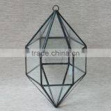 Indoor Decor Hanging Geometric Glass Terrarium Irregular Hanging Greenhouse thumbnail-1