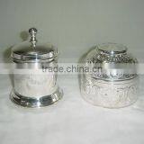 SOI Steel Canisters ,Stainless Steel Polished, Custom Engraving thumbnail-1