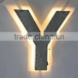 Antique LED Lighted Metal Letter With Projection Light Shadow thumbnail-3