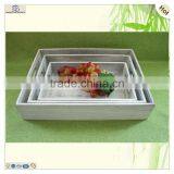 Cheap Antique Colorful Carving Set Paulownia Wood Tray thumbnail-2