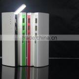 Led Light 10400mah Power Bank Usb 2.0 3 Port Hub With Mobile Phone Charger