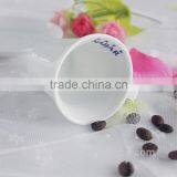 Custom Logo White Porcelain Tea Cup and Saucer Wholesale thumbnail-6