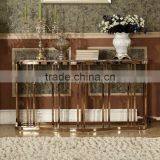 Marble Classic Console Table Stainless Steel Legs thumbnail-5