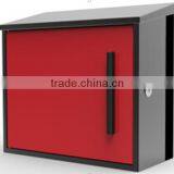 China Factory Direct Sales Metal Mailbox Galvanized Steel Post Box thumbnail-1