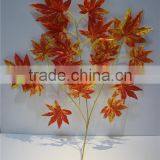 Artificial Plants Artificial Leaf Branch Decor Red Maple Leaf Decoration thumbnail-3